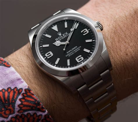 rolex explorer 1 wirst|rolex explorer 39mm reviews.